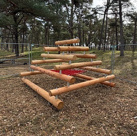 Neues Klettergerät